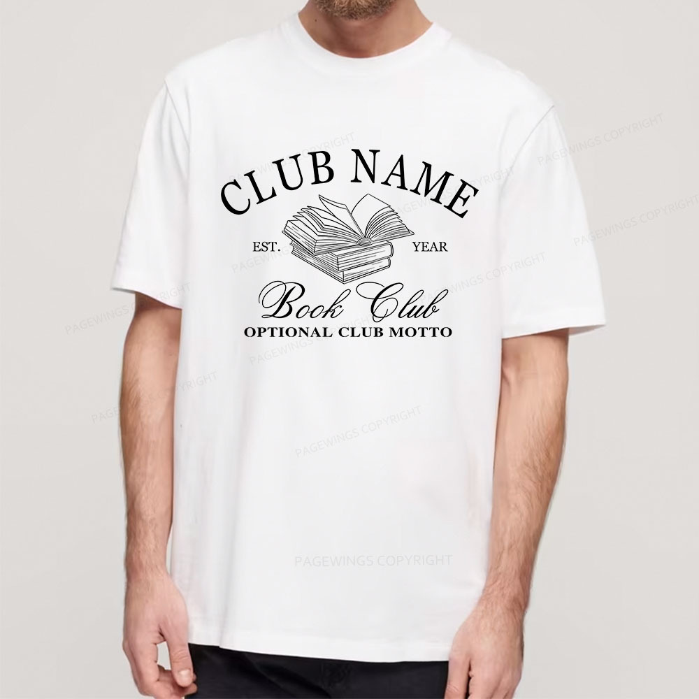 Pagewings Personalized Book Club Unisex Classic T-shirt