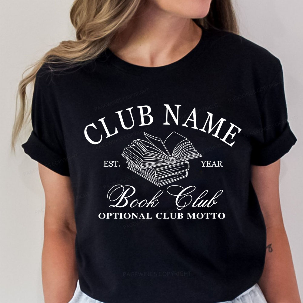 Pagewings Personalized Book Club Unisex Classic T-shirt