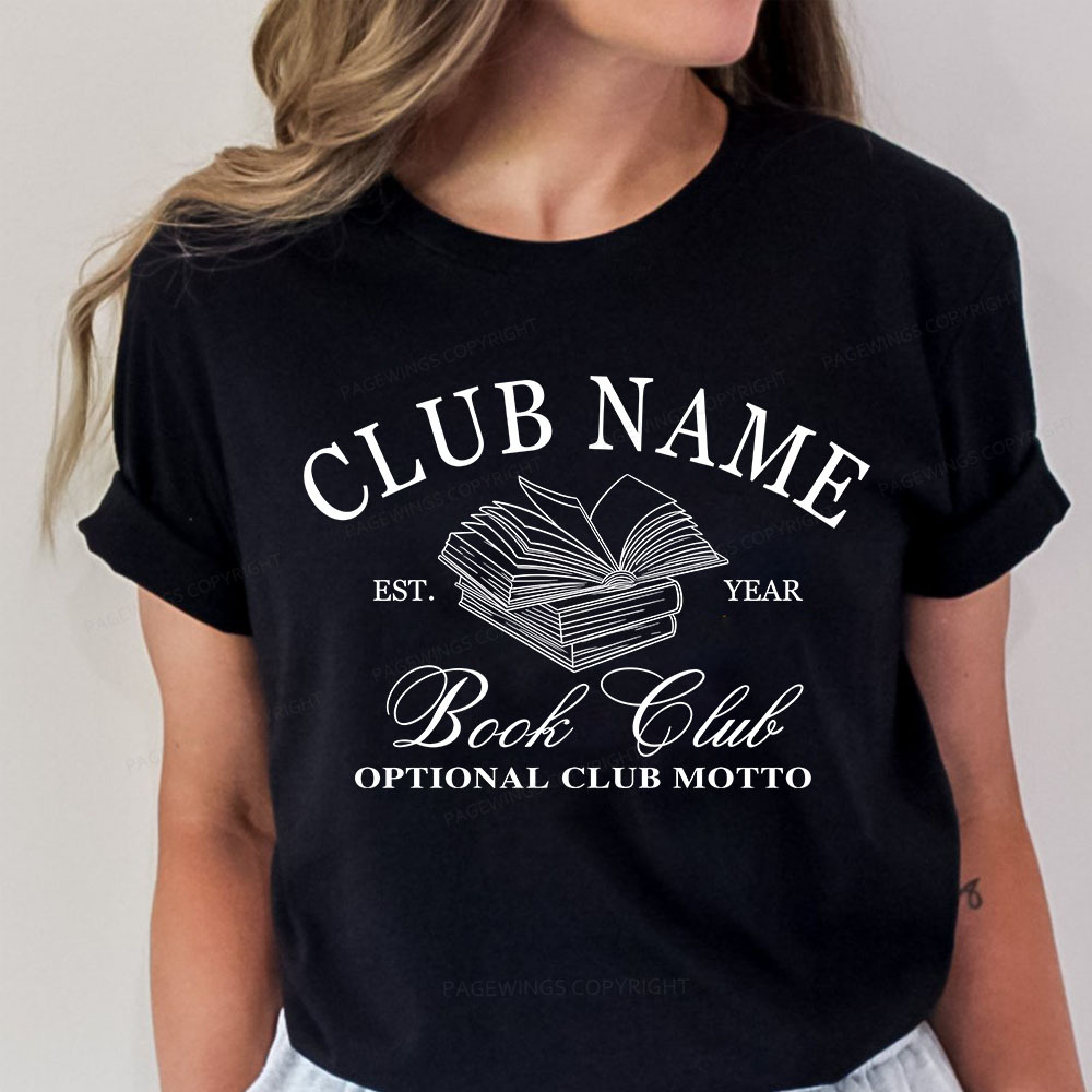 Pagewings Personalized Book Club Unisex Classic T-shirt