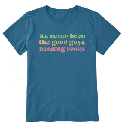 Pagewings It's Never Been the Good Guys Banning Books Unisex Classic T-shirt