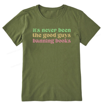 Pagewings It's Never Been the Good Guys Banning Books Unisex Classic T-shirt