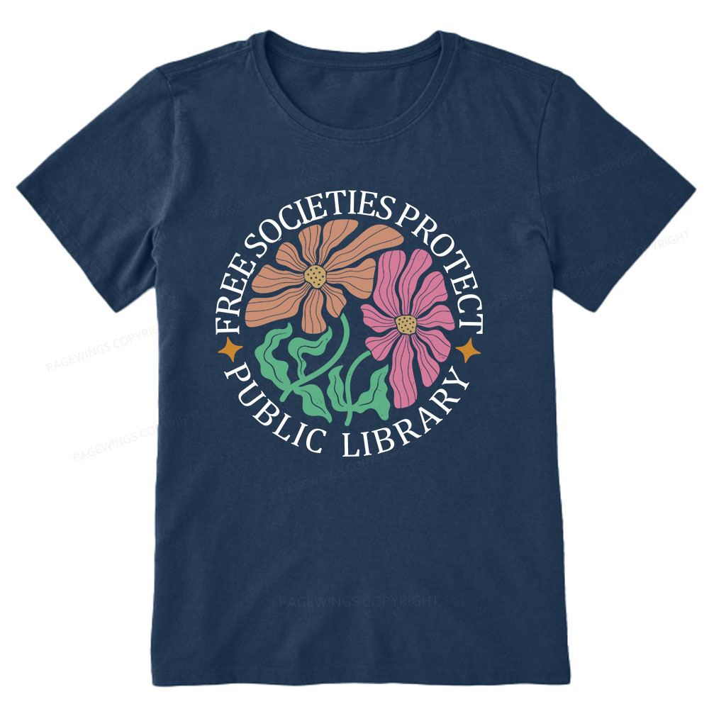 Pagewings Free Societies Protect Public Library Unisex Classic T-shirt