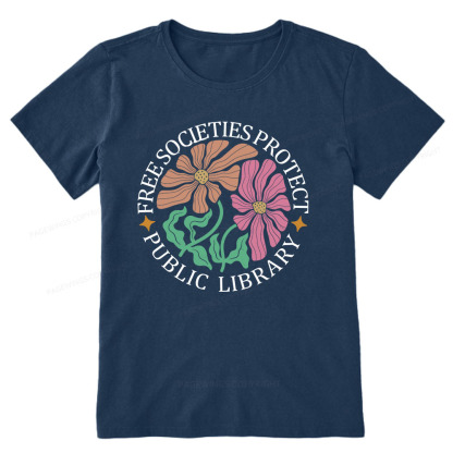 Pagewings Free Societies Protect Public Library Unisex Classic T-shirt