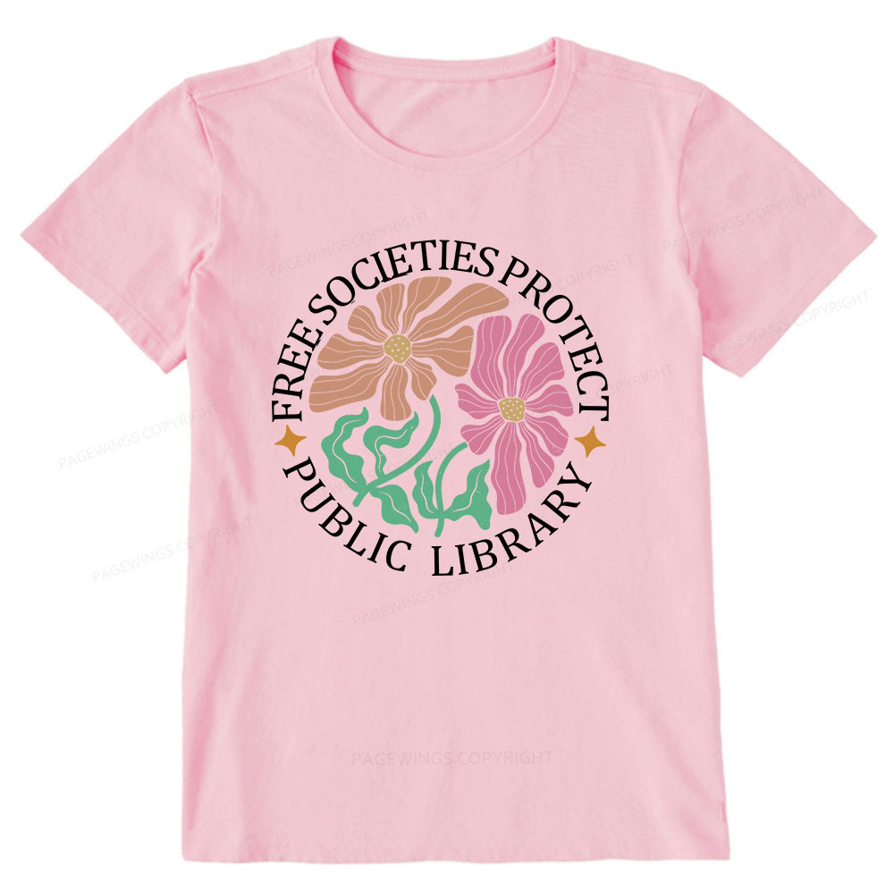 Pagewings Free Societies Protect Public Library Unisex Classic T-shirt