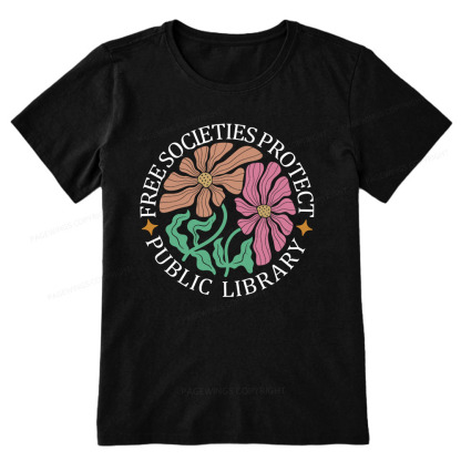Pagewings Free Societies Protect Public Library Unisex Classic T-shirt