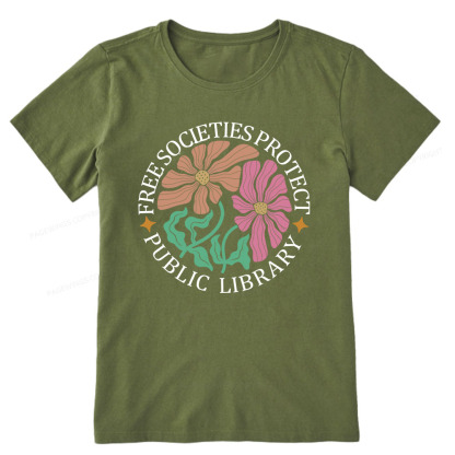 Pagewings Free Societies Protect Public Library Unisex Classic T-shirt