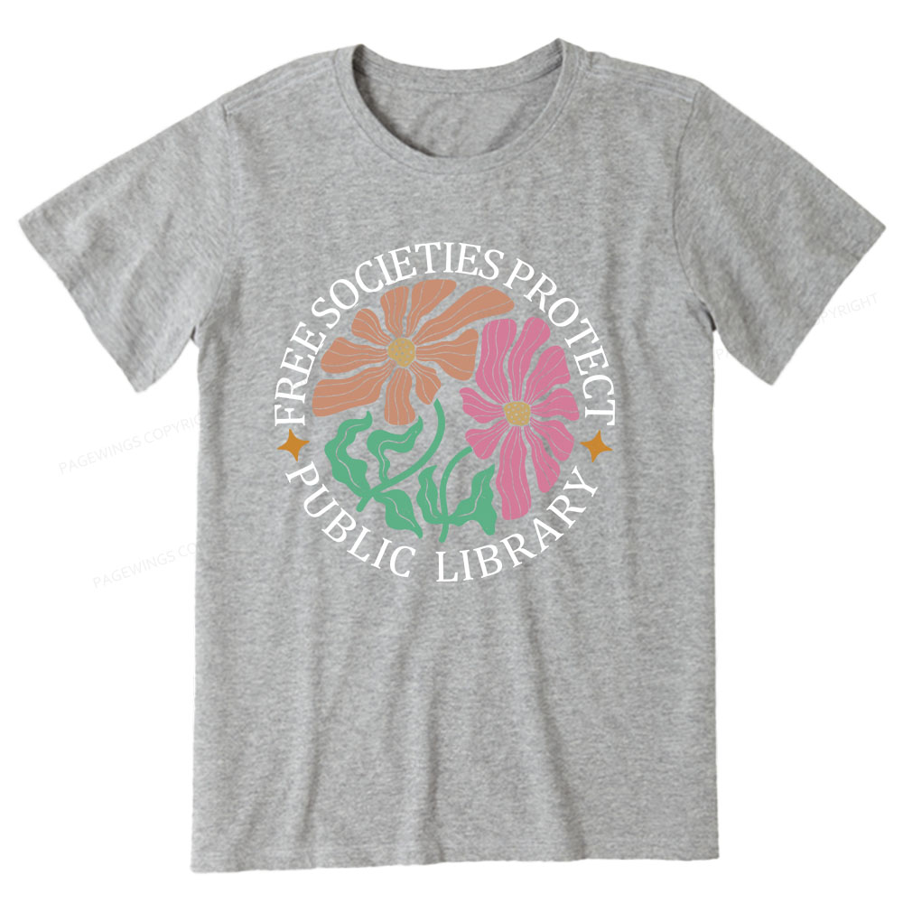 Pagewings Free Societies Protect Public Library Unisex Classic T-shirt