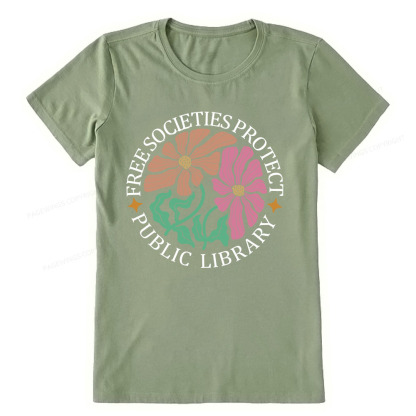 Pagewings Free Societies Protect Public Library Unisex Classic T-shirt