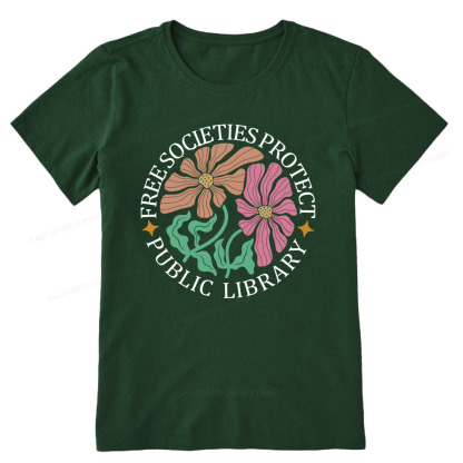 Pagewings Free Societies Protect Public Library Unisex Classic T-shirt