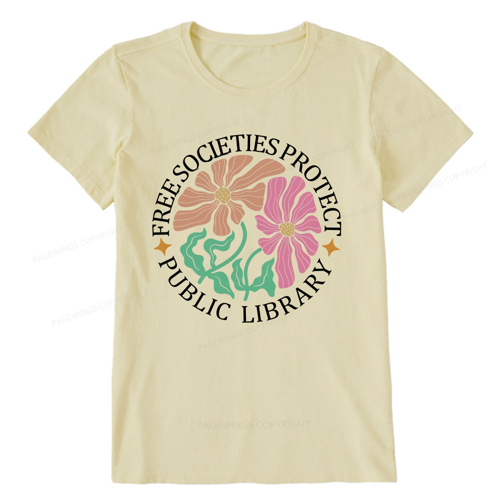 Pagewings Free Societies Protect Public Library Unisex Classic T-shirt