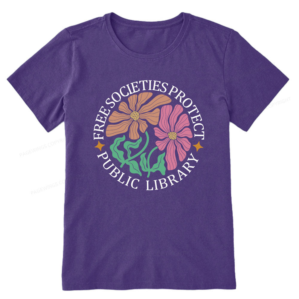 Pagewings Free Societies Protect Public Library Unisex Classic T-shirt