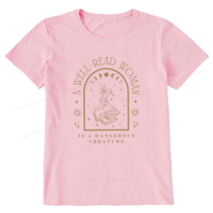 Pagewings A Well Read Woman Bookish Unisex Classic T-shirt