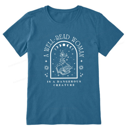 Pagewings A Well Read Woman Bookish Unisex Classic T-shirt
