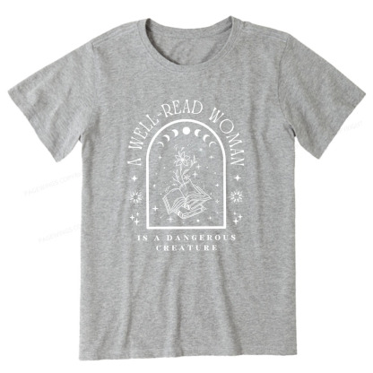 Pagewings A Well Read Woman Bookish Unisex Classic T-shirt