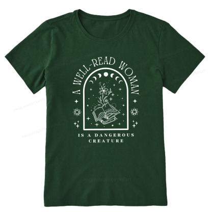 Pagewings A Well Read Woman Bookish Unisex Classic T-shirt
