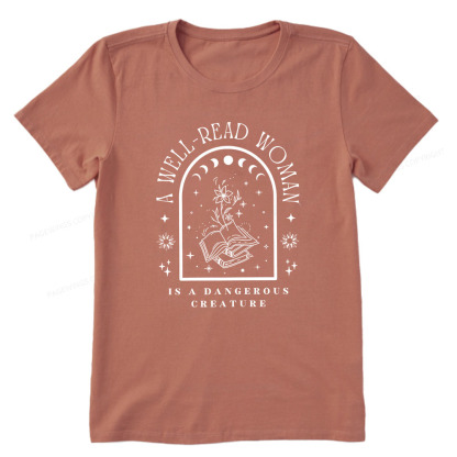 Pagewings A Well Read Woman Bookish Unisex Classic T-shirt