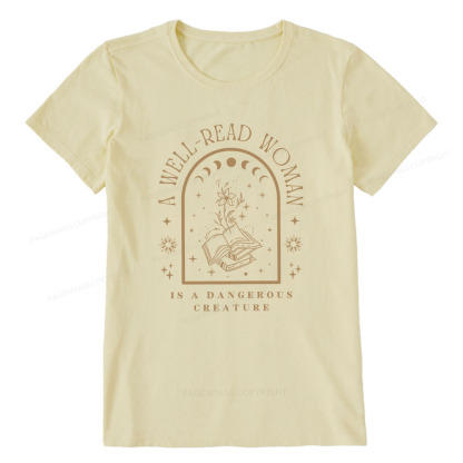 Pagewings A Well Read Woman Bookish Unisex Classic T-shirt
