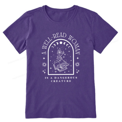 Pagewings A Well Read Woman Bookish Unisex Classic T-shirt