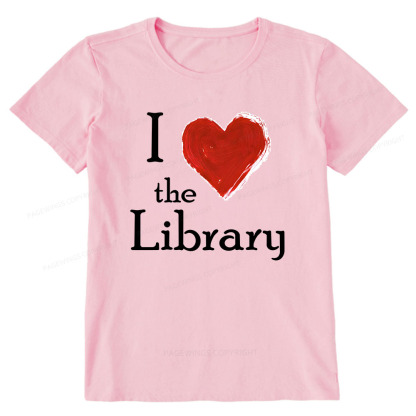 Pagewings I love The Library Unisex Classic T-shirt
