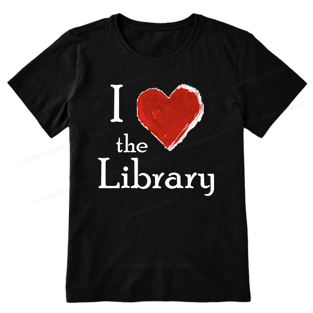 Pagewings I love The Library Unisex Classic T-shirt