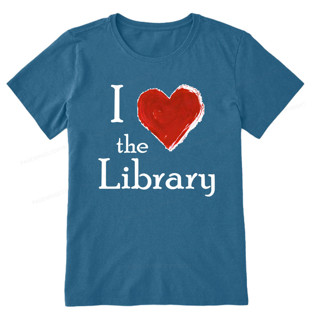 Pagewings I love The Library Unisex Classic T-shirt