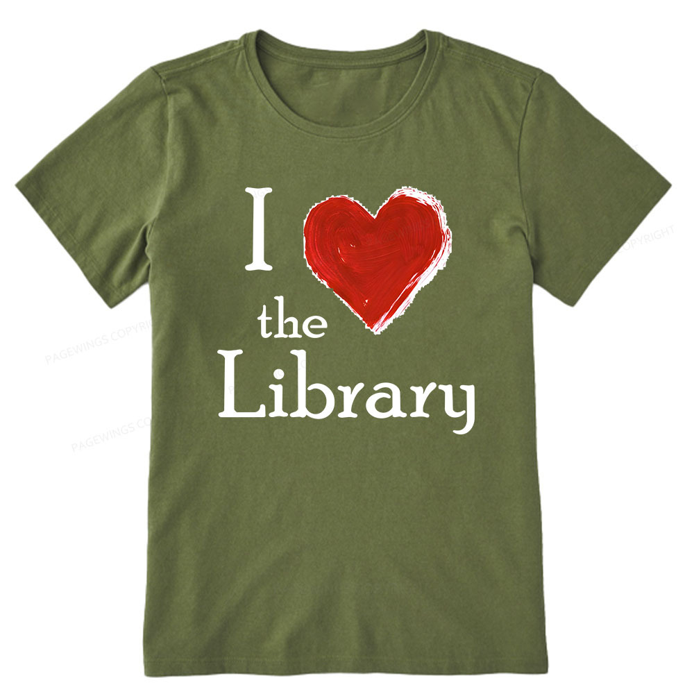 Pagewings I love The Library Unisex Classic T-shirt