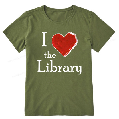 Pagewings I love The Library Unisex Classic T-shirt