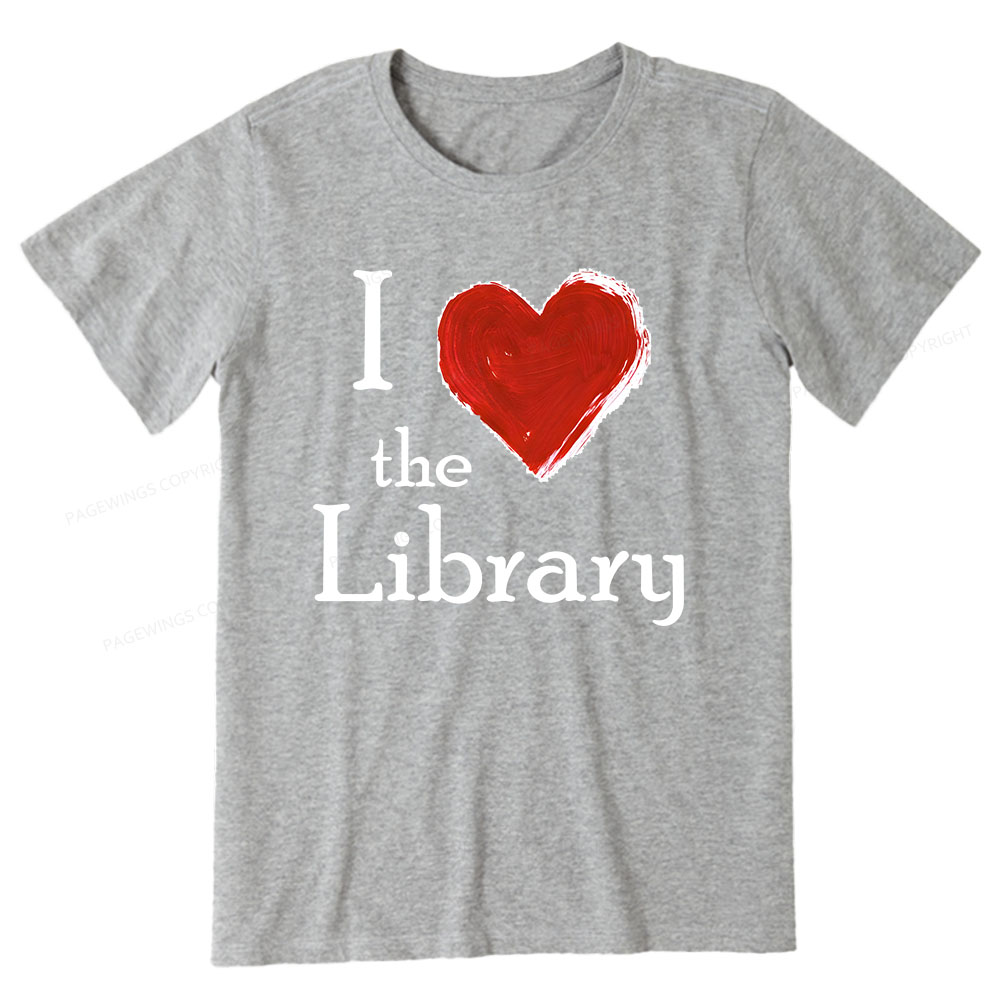 Pagewings I love The Library Unisex Classic T-shirt