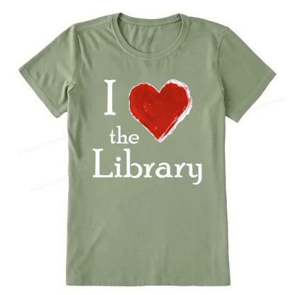 Pagewings I love The Library Unisex Classic T-shirt