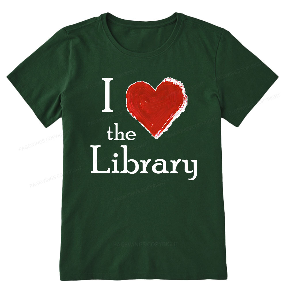 Pagewings I love The Library Unisex Classic T-shirt