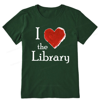 Pagewings I love The Library Unisex Classic T-shirt