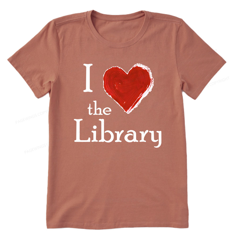 Pagewings I love The Library Unisex Classic T-shirt