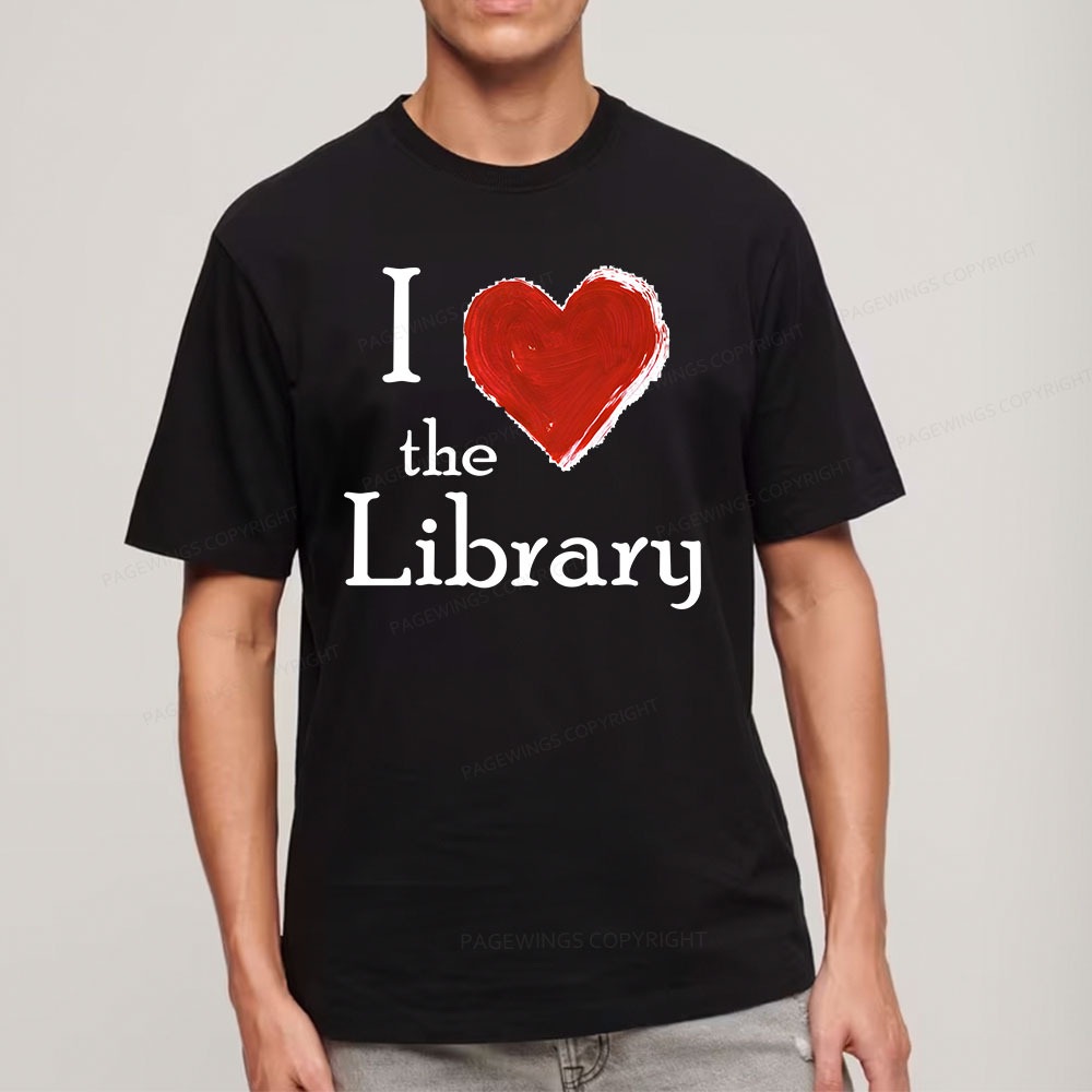 Pagewings I love The Library Unisex Classic T-shirt