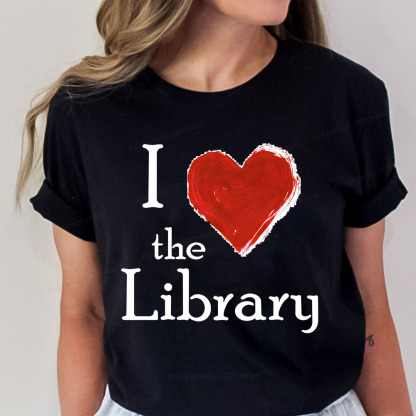 Pagewings I love The Library Unisex Classic T-shirt
