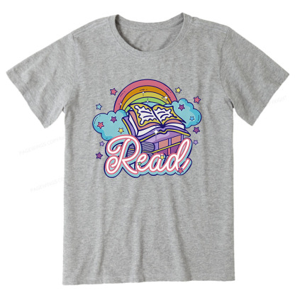 Pagewings Rainbow Book Lover Unisex Classic T-shirt