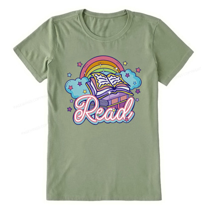 Pagewings Rainbow Book Lover Unisex Classic T-shirt