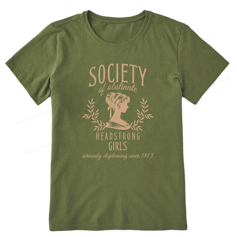 Pagewings Society Of Obstinate Headstrong Girls Unisex Classic T-shirt