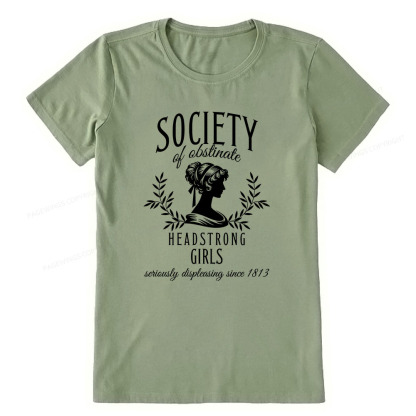 Pagewings Society Of Obstinate Headstrong Girls Unisex Classic T-shirt