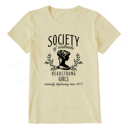 Pagewings Society Of Obstinate Headstrong Girls Unisex Classic T-shirt