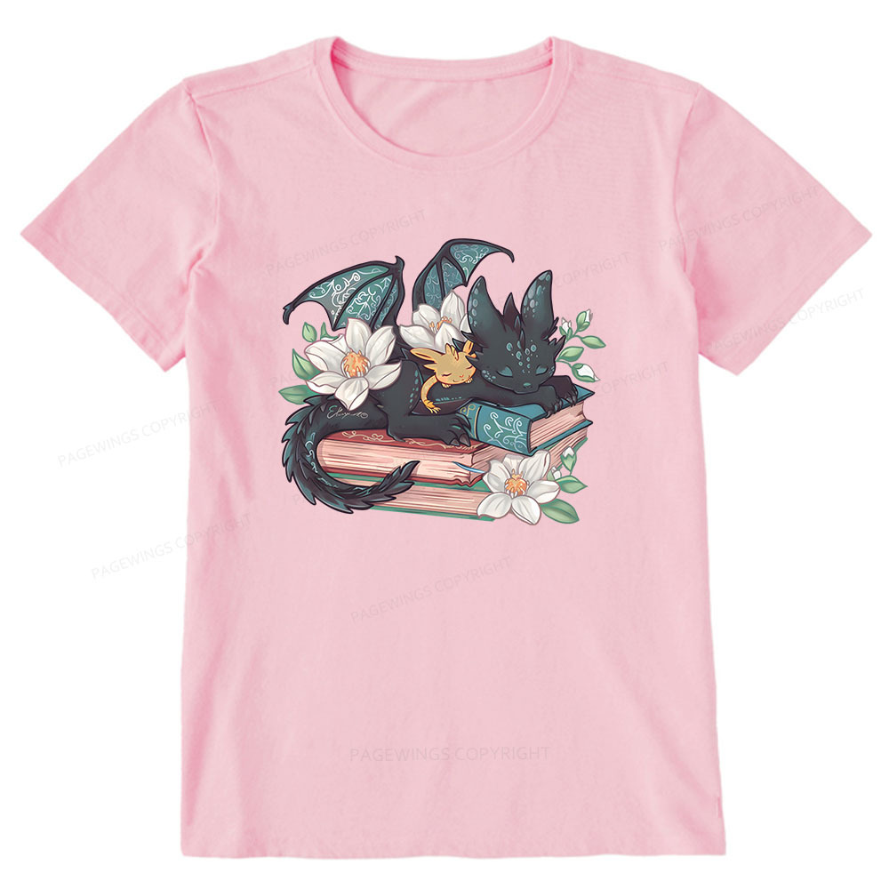 Pagewings Fantasy Book Dragon Unisex Classic T-shirt