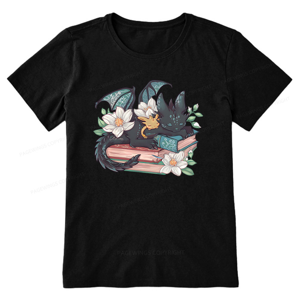 Pagewings Fantasy Book Dragon Unisex Classic T-shirt