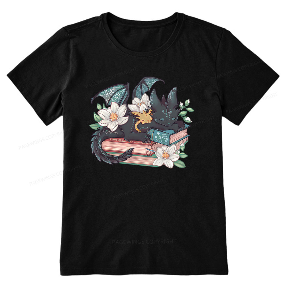 Pagewings Fantasy Book Dragon Unisex Classic T-shirt