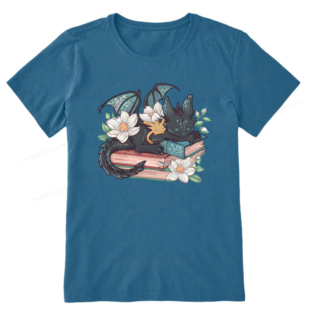 Pagewings Fantasy Book Dragon Unisex Classic T-shirt