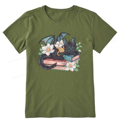 Pagewings Fantasy Book Dragon Unisex Classic T-shirt