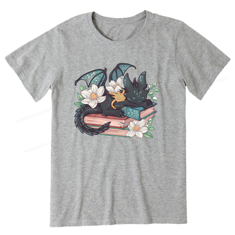 Pagewings Fantasy Book Dragon Unisex Classic T-shirt