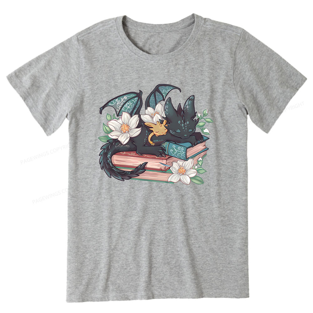 Pagewings Fantasy Book Dragon Unisex Classic T-shirt