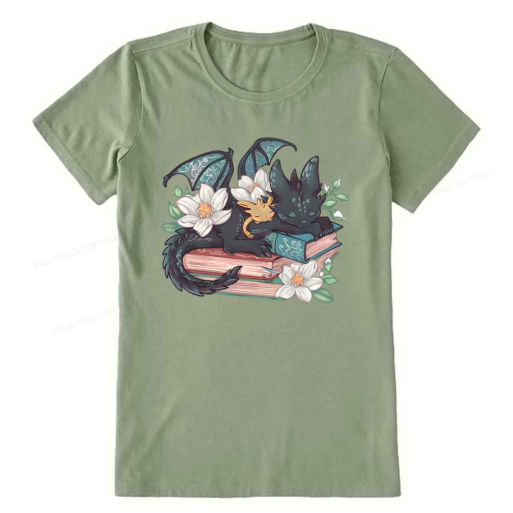 Pagewings Fantasy Book Dragon Unisex Classic T-shirt