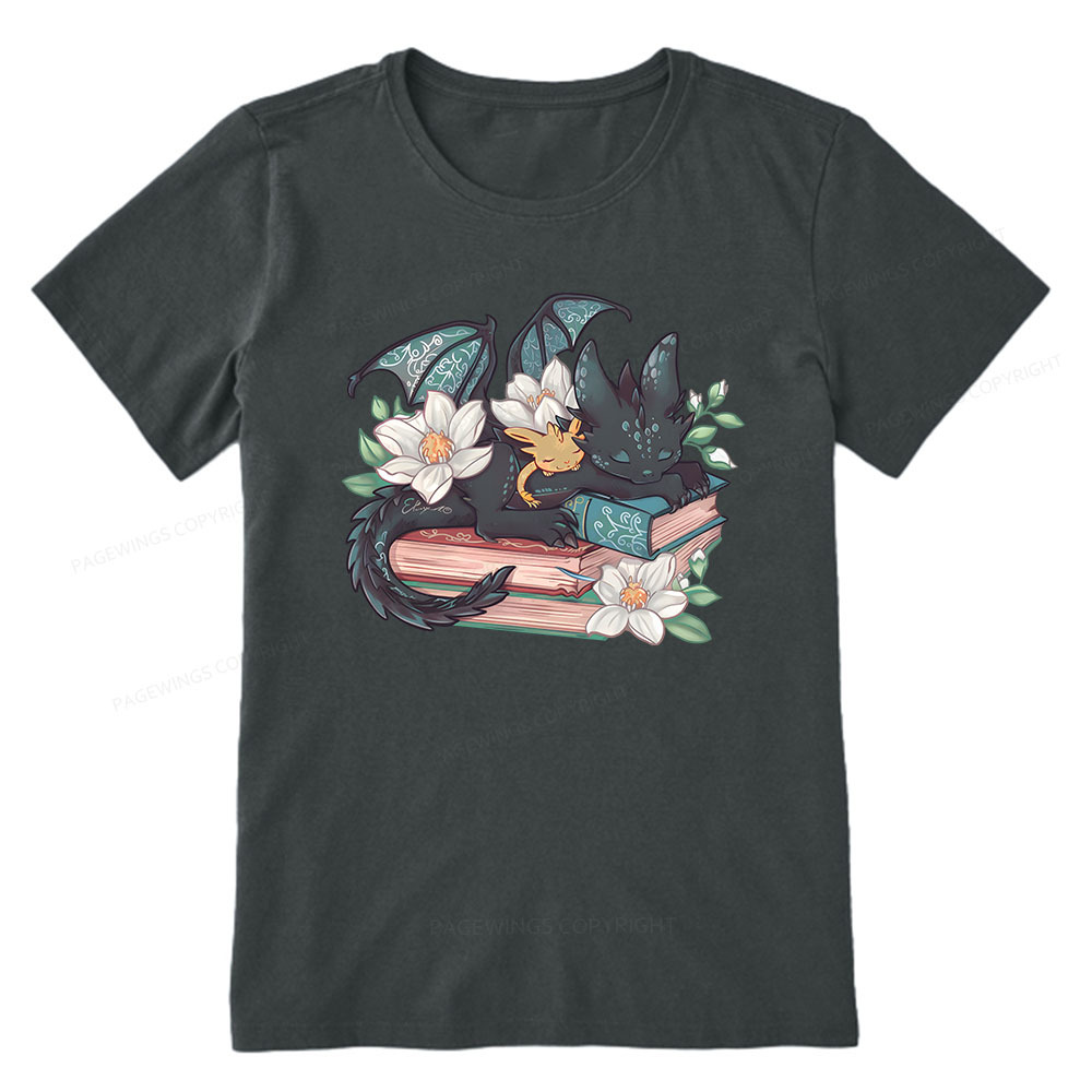 Pagewings Fantasy Book Dragon Unisex Classic T-shirt
