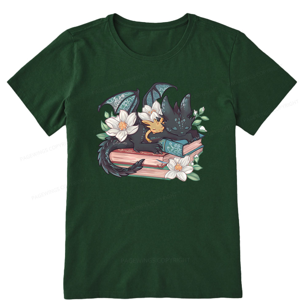Pagewings Fantasy Book Dragon Unisex Classic T-shirt