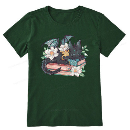 Pagewings Fantasy Book Dragon Unisex Classic T-shirt